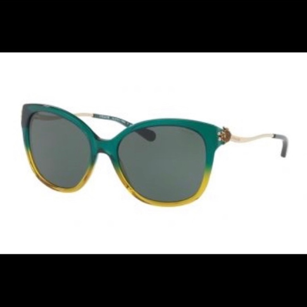 Coach Sunglasses Mustard/Green Gradient